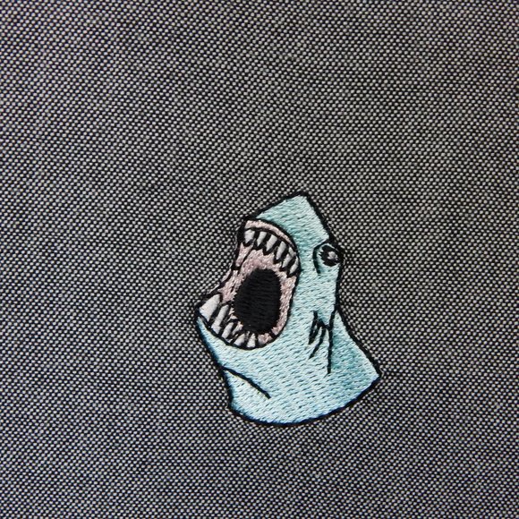 Long Sleeve Button Down Shirt Size XL Mens Modern Amusement PacSun Gray - Picture 6 of 10